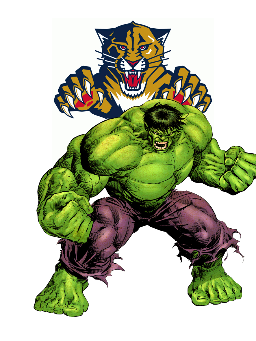 Florida Panthers Hulk Logo vinyl decal